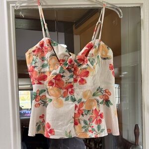 Sofia Vergara linen blend cami top
